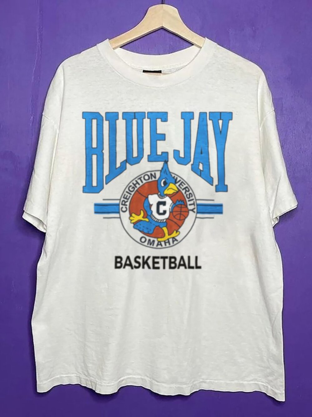 Creighton University Omaha Creighton Bluejays Basketball Shirt, NCAA Shirt Tee